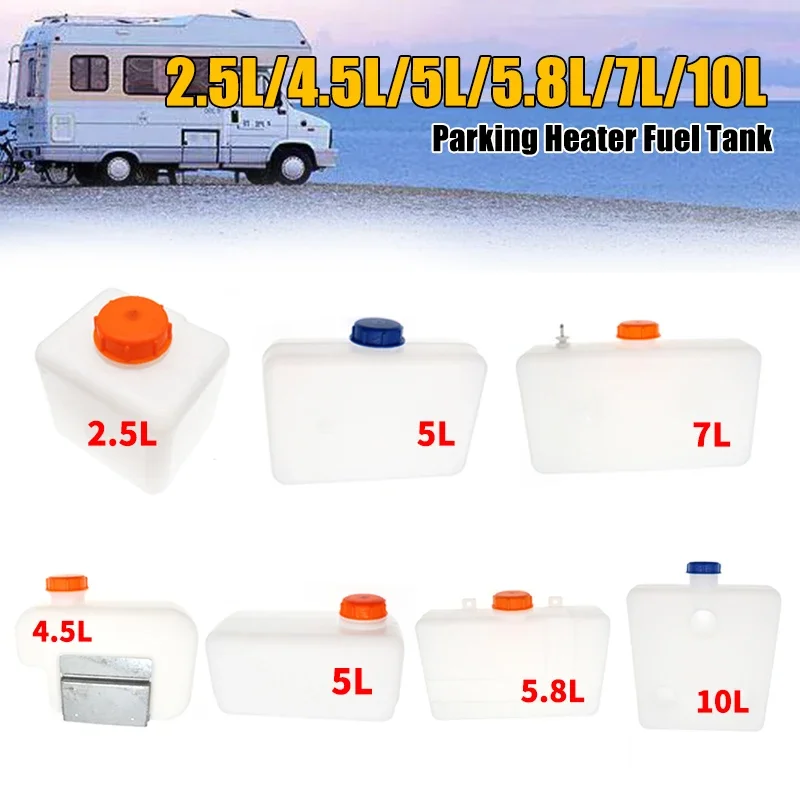 Diesel Heater Fuel Tank 10L - 2.5L/4.5L/5L/5.8L/7L/10L Plastic Fuel Oil Tank Auto