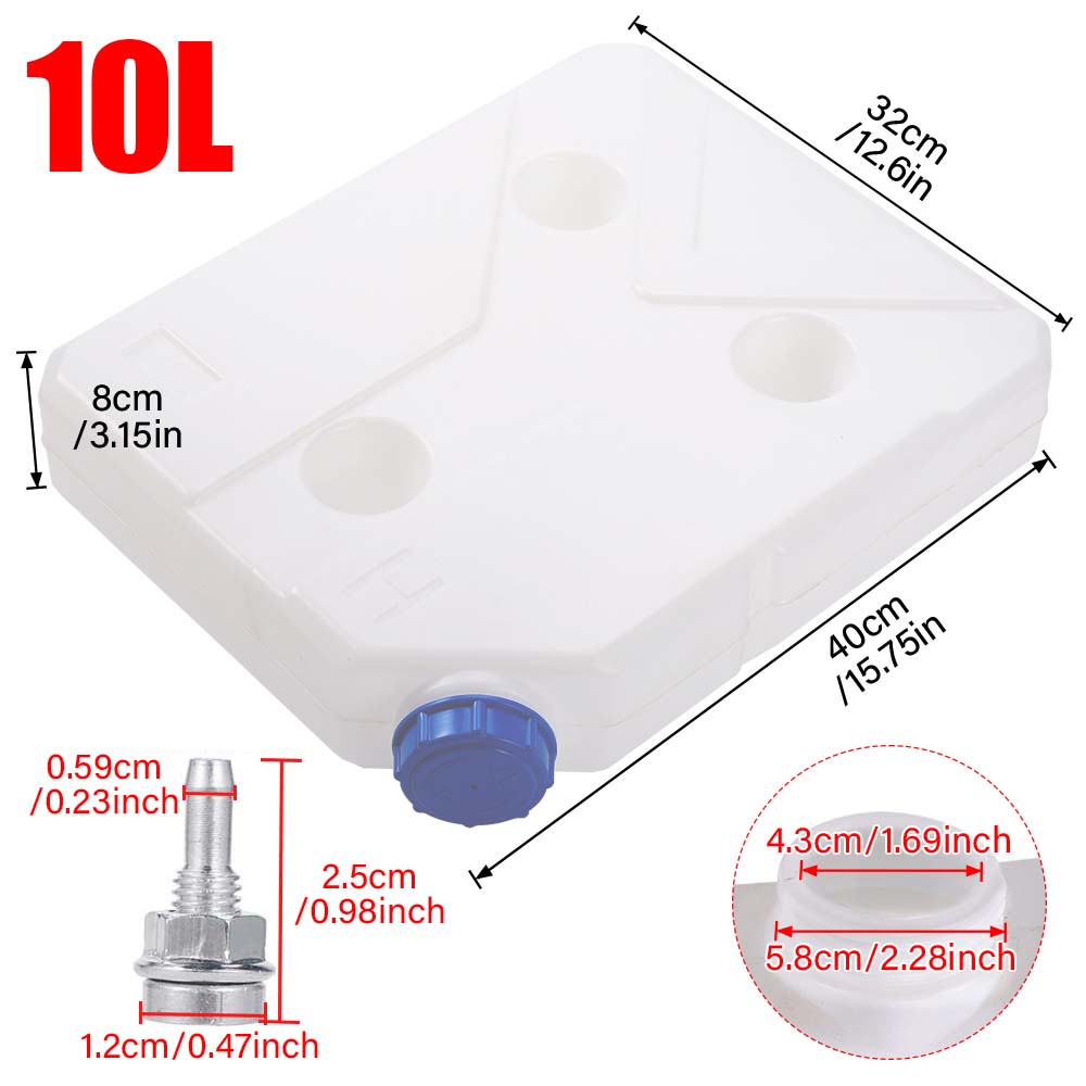 10L Thickened Plastic Fuel Tan - Diesel Heater Fuel Tank 10L recension och pris