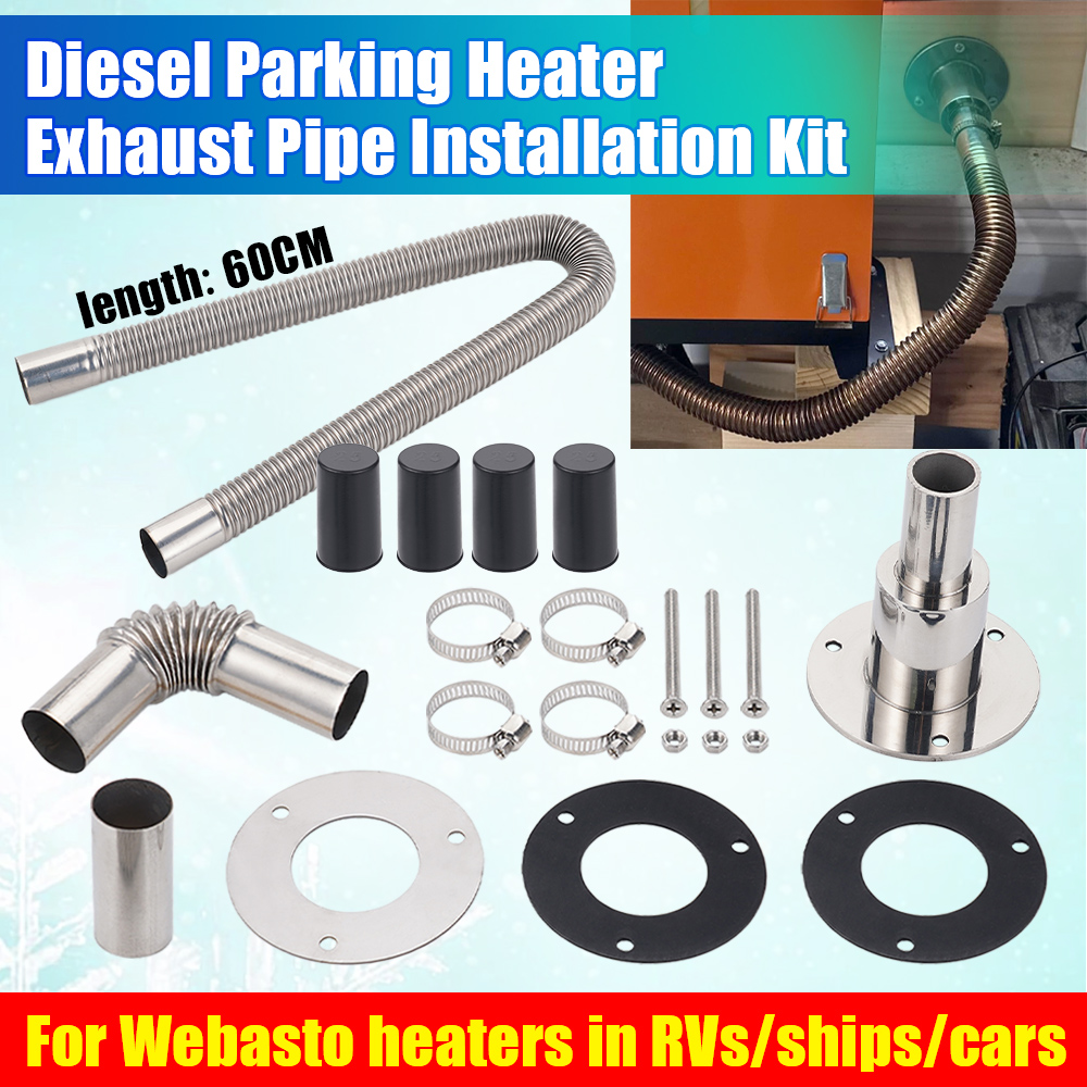 24mm Diesel Heater Exhaust Pip - Diesel Heater Ducting Kit recension och pris
