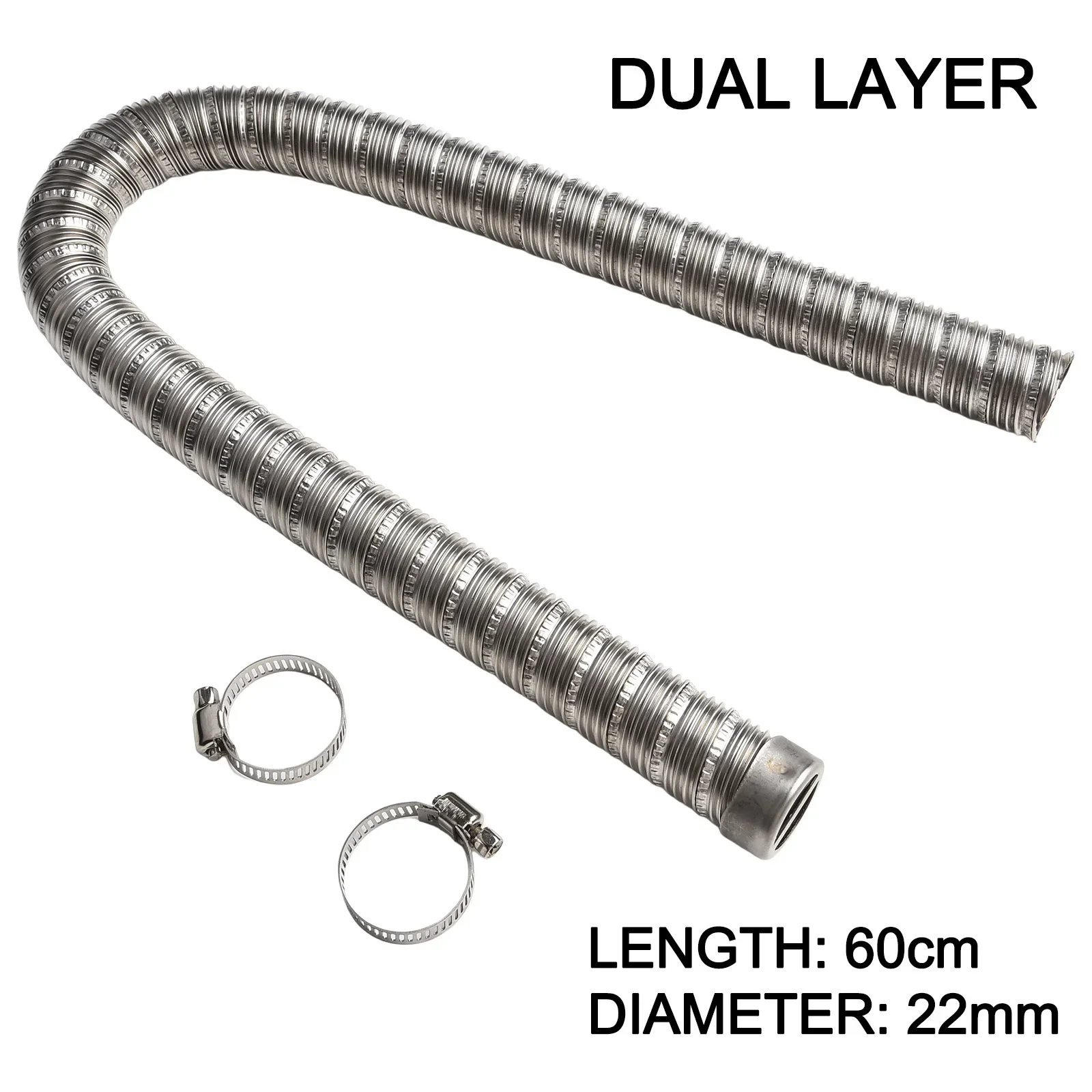 1pc 60cm 22mm Stainless Steel  - Diesel Air Heater 5Kw 12V recension och pris