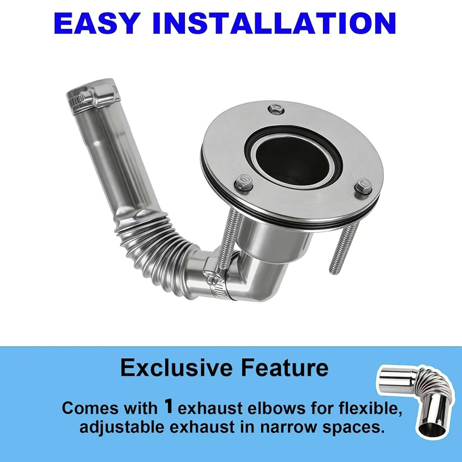 24mm/0.94' 316 Stainless Steel - Diesel Heater Silencer Muffler recension och pris
