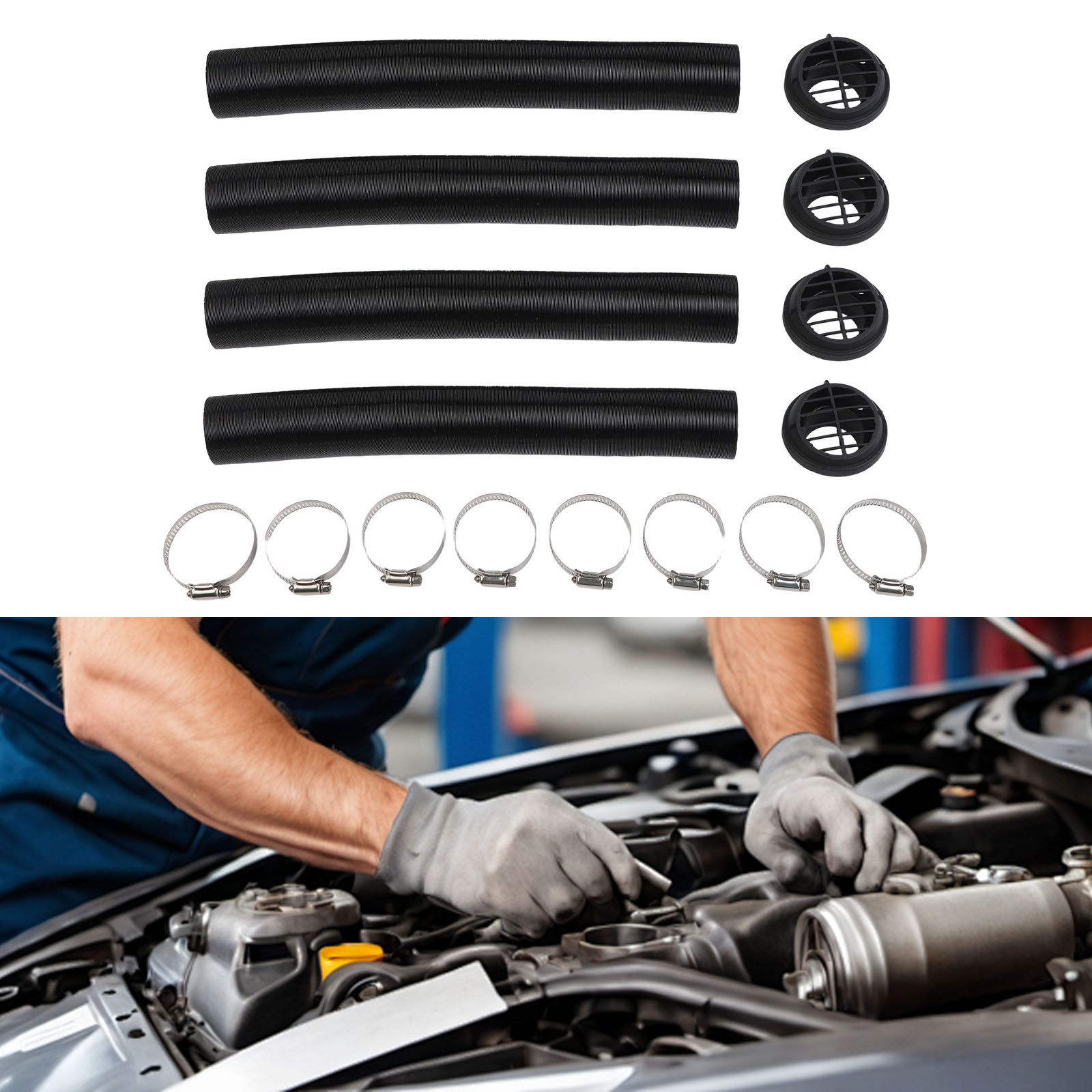 Car Diesel Heater Ducting Set  - Diesel Heater Ducting Kit recension och pris