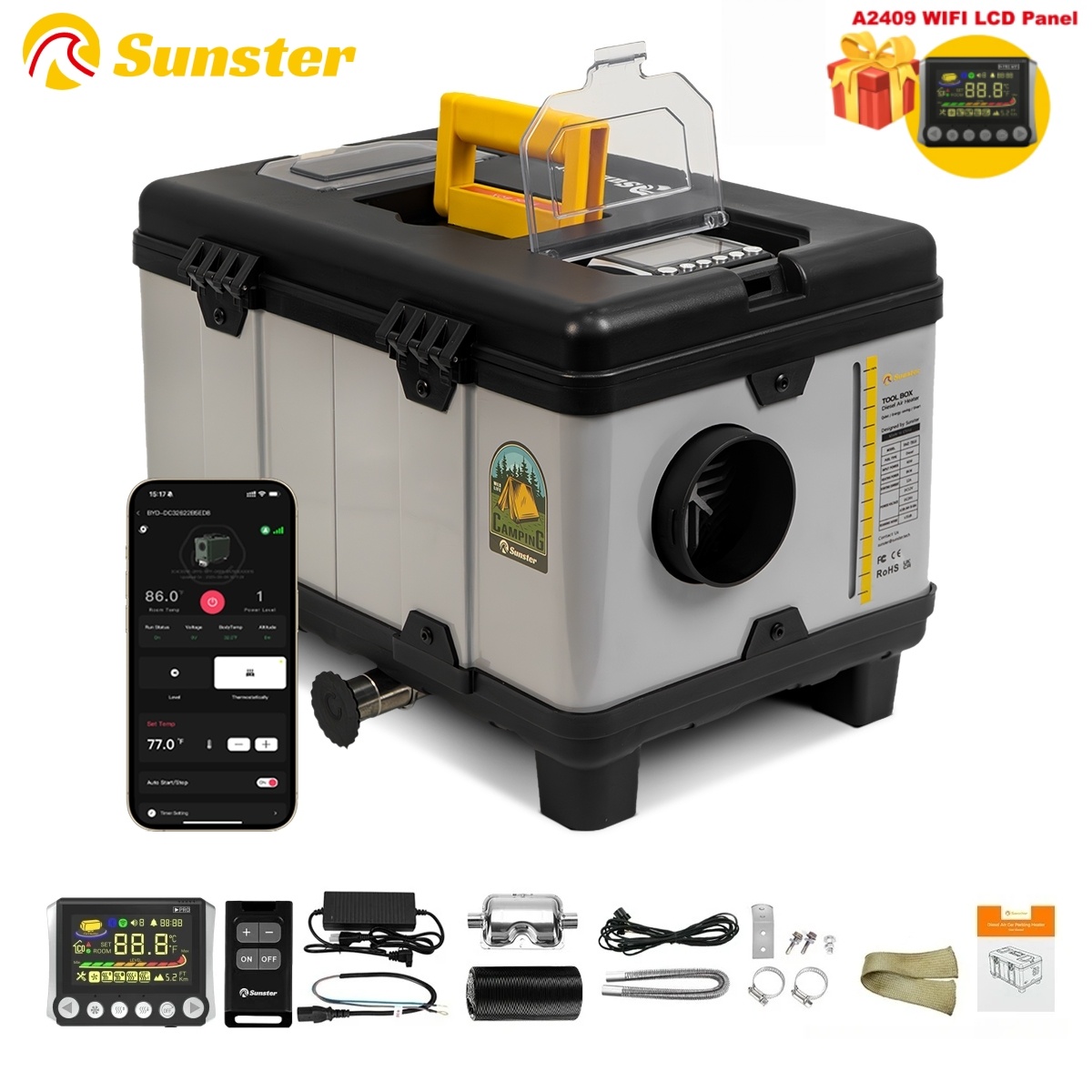 Upgraded 8KW WIFI/BLUETOOTH Sm - Diesel Heater 8Kw Rv Camper recension och pris