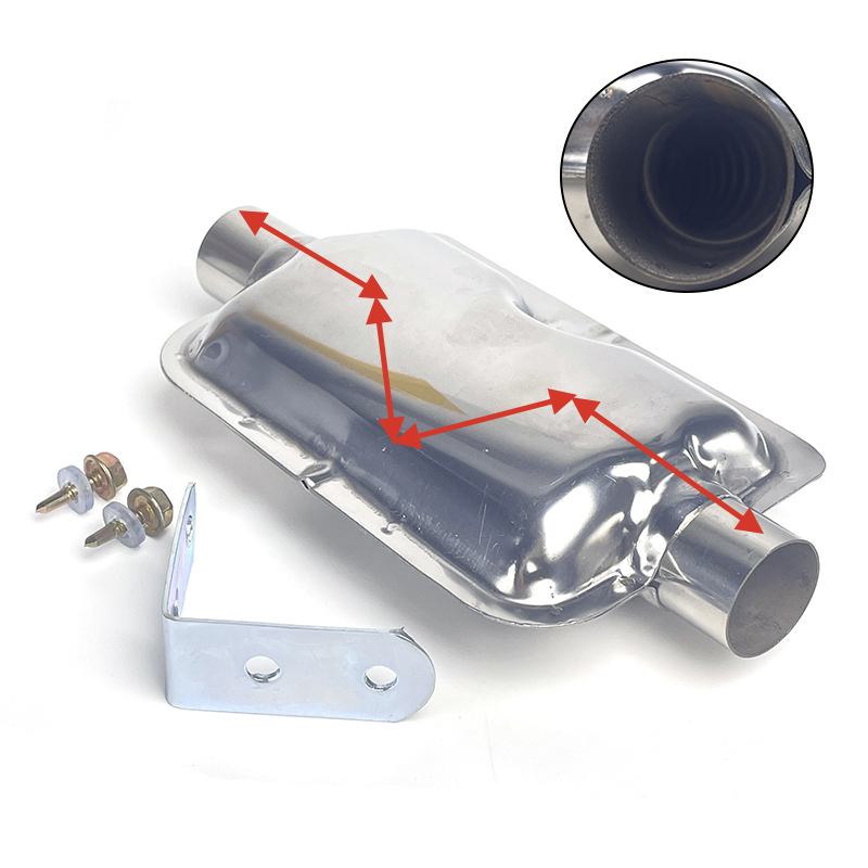 24mm Muffler Straight Pipe/S C - Diesel Heater Silencer Muffler recension och pris