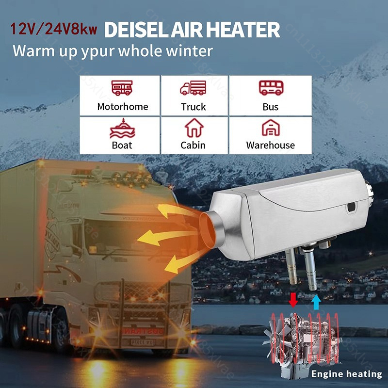 Vehicle Heating Spare Hardware - Diesel Heater 8Kw Rv Camper recension och pris