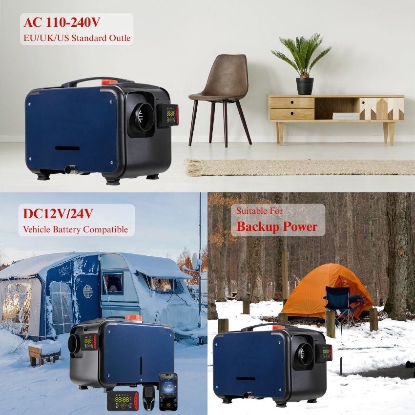 Hot Sale 12V/24V 110-240V All  - Diesel Heater 8Kw Rv Camper recension och pris