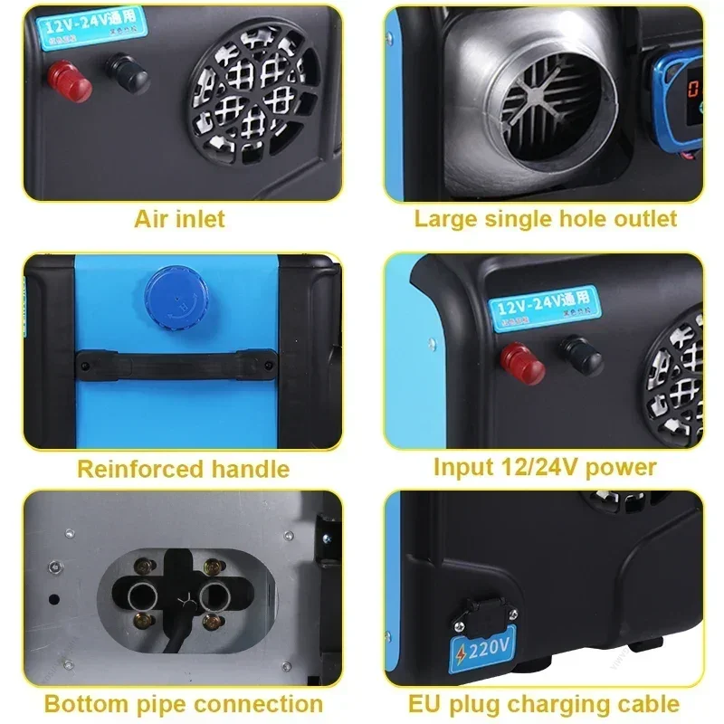 12V 24V 220V Diesel Air Parkin - Diesel Air Heater 5Kw 12V recension och pris