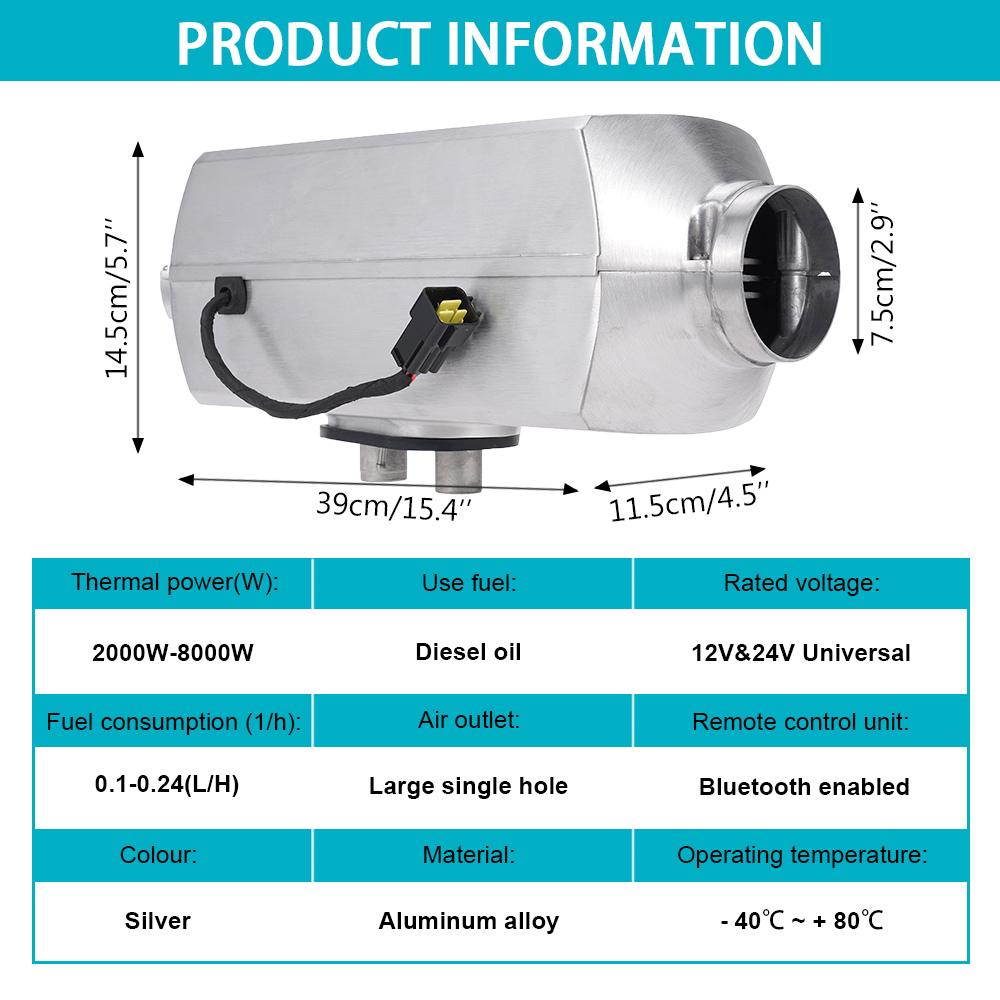 Diesel Air Parking Heater 2/5/ - Diesel Heater 8Kw Rv Camper recension och pris