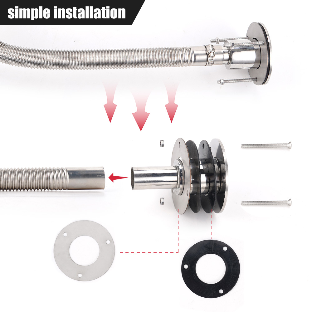 24mm Diesel Heater Exhaust Pip - Diesel Heater Silencer Muffler recension och pris