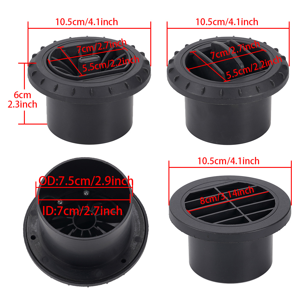 1Pc 75mm Diesel Parking Heater - Diesel Heater Ducting Kit recension och pris